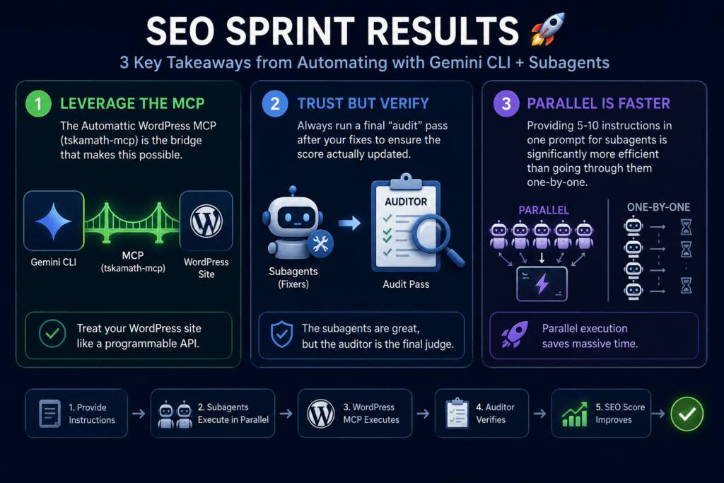 Gemini CLI SEO audit