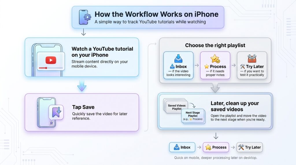 Track Youtube Tutorials On Iphone