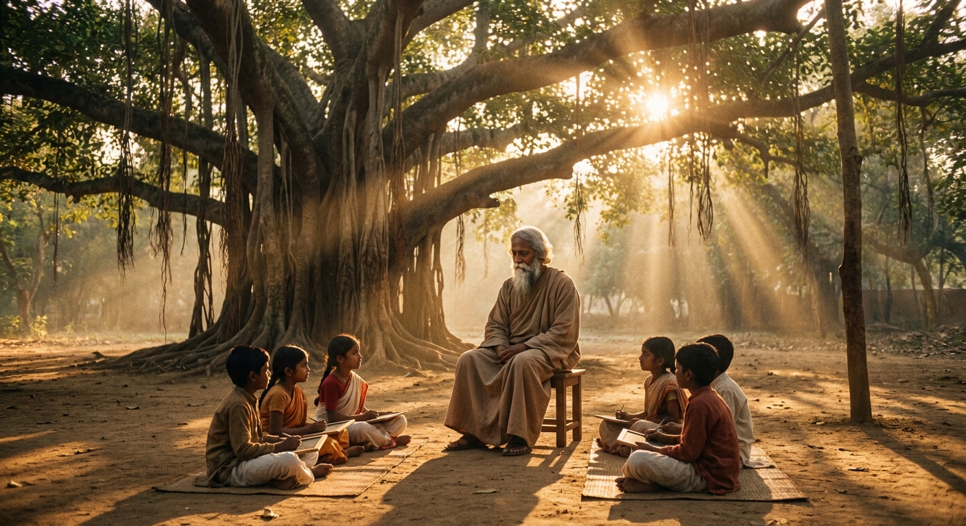 Rabindranath Tagore portrait